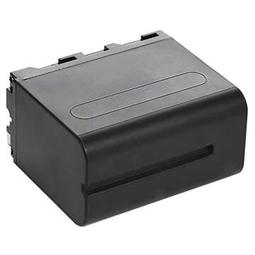 Kastar Fast Charger + 3 Battery for Sony NP-F970 NP-F960 F970 F960 F975 F950 and DCR-VX2100 HDR-AX2000 FX1 FX7 FX1000 HVR-HD1000U V1U Z1P Z1U Z5U Z7U HXR-MC2000U FS100U FS700U and LED Video Light