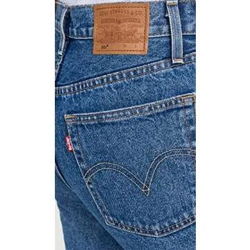 Levi's Women's 501 Spliced Jeans - Unique Two-Tone Style