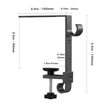 Acrridi Adjustable Stocking Hangers for Mantel - 4 Pcs