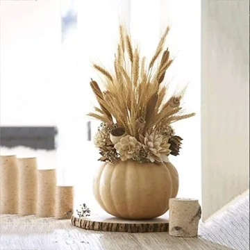 MHMJON 100 Pcs Dried Wheat Bundle for Home Decor