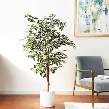 Ficus Artificial Tree - Lifesize Elegant Decor for All Spaces