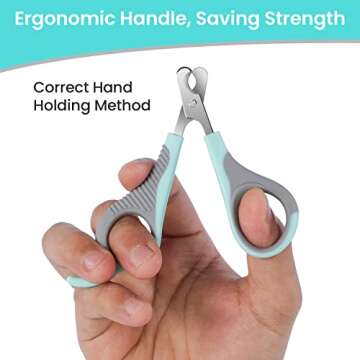 Fingofa Cat Nail Clippers for Indoor Cats, Cat Nail Trimmers with Nail File, Cat Claw Clippers, Pet Nail Clippers for All Kinds of Cats, Puppy, Kitten, Chinchilla, All Small Breeds Pets