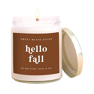 Sweet Water Decor Hello Fall Scented Candle | 9oz