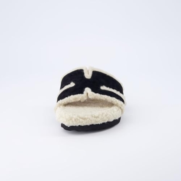 CUSHIONAIRE Women's Faux Shearling Memory Foam Slippers Comfort