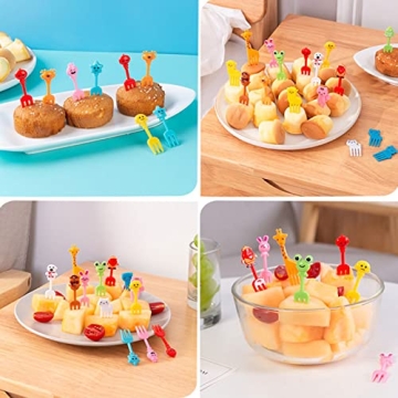 Cute Animal Food Picks for Kids - Fun Bento Picks