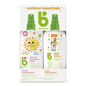 Babyganics 50 SPF Sunscreen & Bug Spray Combo Pack