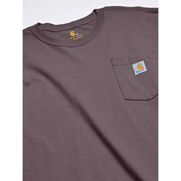 Carhartt Men's Loose Fit Heavyweight Long-Sleeve Pocket T-Shirt (Closeout), Charcoal, XX-LargeLarge