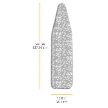 Whitmor Scorch Resistant Ironing Board Cover and Pad - Grey Swirl