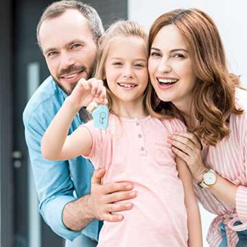 Honoson 12 Pcs Mini Box Cutter Retractable Utility Knife Cute Small Letter Opener Envelope Slitter Package Box Opener with Keychain Hole, 6 Colors(Cloud)