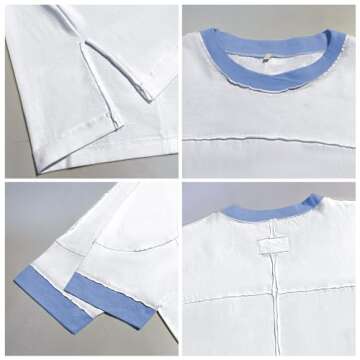 Songling Women’s Casual Loose Fit Summer Tee Shirt XL