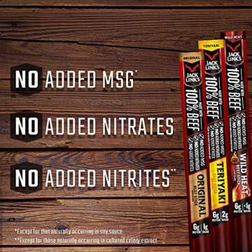 Jack Link's Beef Sticks - Delicious Protein Snack Variety