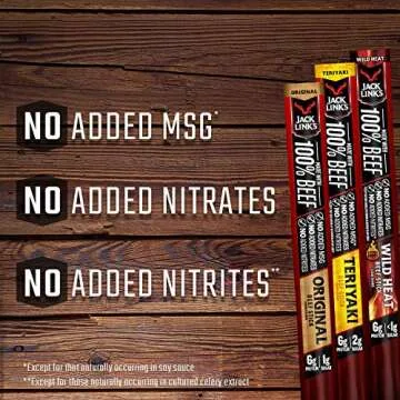 Jack Link's Beef Sticks - Delicious Protein Snack Variety