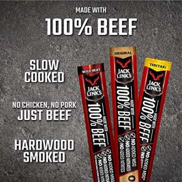 Jack Link's Beef Sticks - Delicious Protein Snack Variety