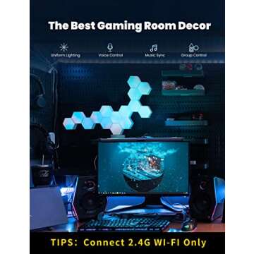 Cololight Hexagon Lights for Room Decor & Gaming