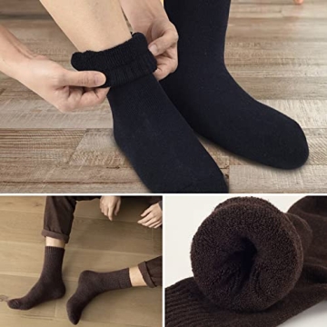 VoJoPi Mens Wool Socks - Thermal Winter Hiking Comfort