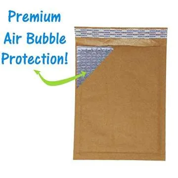 Quality 6x10 Brown Padded Mailers - 250 PCS