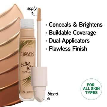 Physicians Formula Butter Glow Concealer - Nourishing Coverage for All Skin Types
