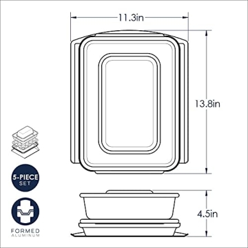 Nordic Ware 5-Piece Baking Set for Baking Enthusiasts