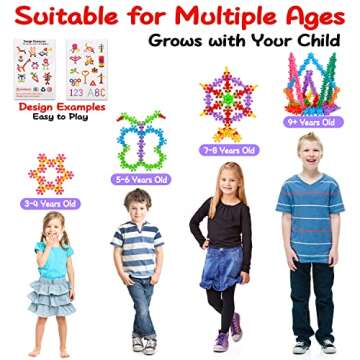 250Pcs Building Blocks Toy for Kids 3+ Years STEM Fun