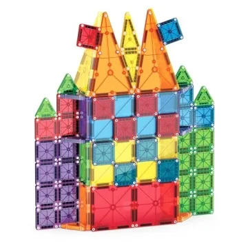 MAGNA-TILES 62-Piece Magnetic Construction Set for Kids