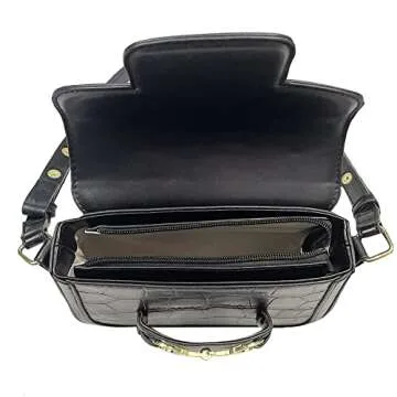 AWST Int'l Snaffle Bit Shoulder Bag- Black