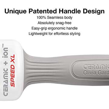 Olivia Garden Ceramic + Ion Round Thermal Hair Brush, CIXL-45 (1 3/4")
