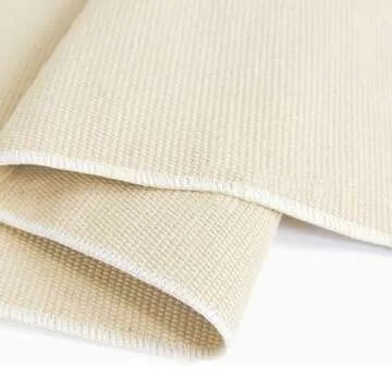 JE JOUE Montessori Materials Children Playing Mat Pure Cotton Working Rug for Toddlers (27"×43", Beige)