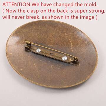 Graceart Medieval Viking Brooch for Costumes and Events