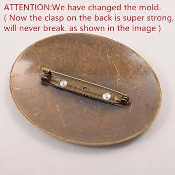 Graceart Medieval Viking Brooch for Costumes and Events