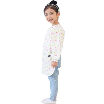 Plie Kids Painting Apron – Waterproof Long Sleeve Art Smock for Toddlers & Preschoolers