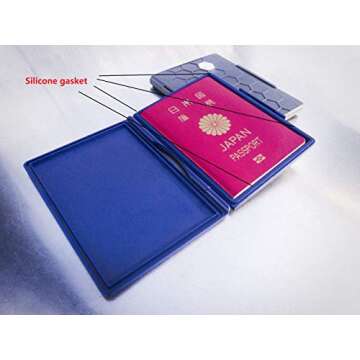 SPECTRASHELL Water Resistant Passport Case, Thin and Strong Cover for Travel and Daily Protection for Women (Pink)