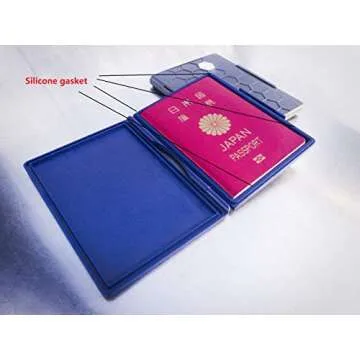 SPECTRASHELL Water Resistant Passport Case, Thin and Strong Cover for Travel and Daily Protection for Women (Pink)