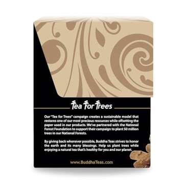 Buddha Teas Organic Licorice Root Tea - OU Kosher, USDA Organic, CCOF Organic, 18 Bleach-Free Tea Bag