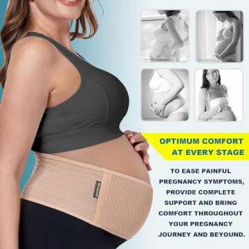 ChongErfei Maternity Belly Band for Pain Relief