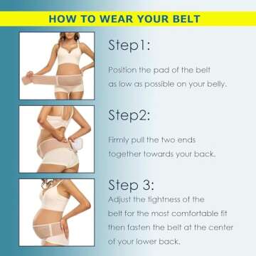 ChongErfei Maternity Belly Band for Pain Relief