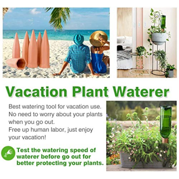 Terracotta Plant Watering Stakes Eco-Friendly Solution
