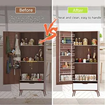 Skycarper 8 Tier Adjustable Pantry Organizer for Kitchen