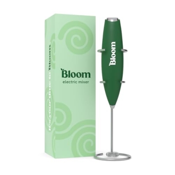 Bloom Nutrition High Powered Hand Frother - Versatile Kitchen Companion for Smooth Beverages