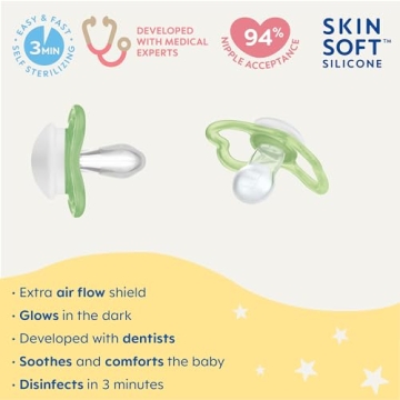 MAM Orthodontic Pacifiers for Breastfed Babies 6+