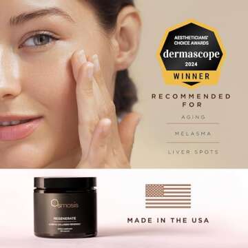 OSMOSIS Regenerate Daily Liver and Collagen Supplement, Vitamins A C D and E, for Men and Women, 180 Count