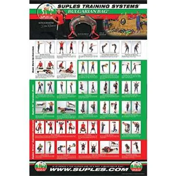 Suples Bulgarian Bag Original Pink Vinyl XS(11lbs), Made, Including The Instructional Video from The Inventor Coach Ivan Ivanov (Wrestling, Fitness)