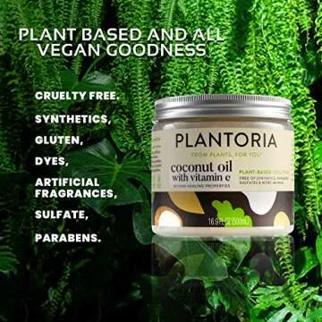 Nourishing Plant Based Organic Coconut Oil & Vitamin E Cream