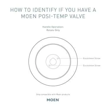 Moen Align Brushed Gold Posi-Temp Pressure Balancing Modern Bathroom Shower Handle for Bathtub, Valve Required, T2191BG
