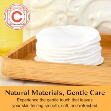 Clean Circle Reusable Skincare Pads - Cotton Rounds for Skincare - Reusable Cotton Pads for Face - Zero Waste Cosmetic Pads - Reusable Facial Pads