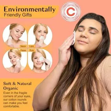 Clean Circle Reusable Skincare Pads - Cotton Rounds for Skincare - Reusable Cotton Pads for Face - Zero Waste Cosmetic Pads - Reusable Facial Pads