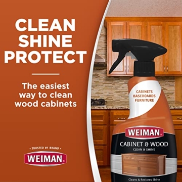 Weiman Cabinet & Wood Clean & Shine Spray for Furniture Care