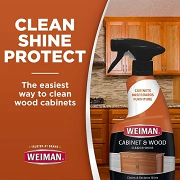 Weiman Cabinet & Wood Clean & Shine Spray for Furniture Care