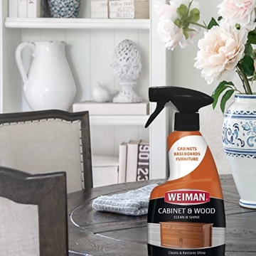 Weiman Cabinet & Wood Clean & Shine Spray for Furniture Care