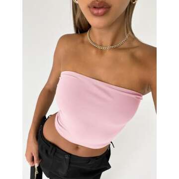 Trendy Queen Women's 3 Pack Summer Tube Tops - The Ultimate Stylish Must-Have