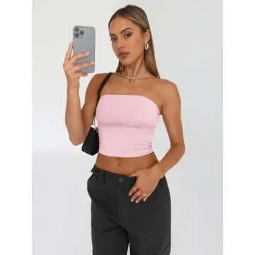 Trendy Queen 3 Pack Summer Tube Tops - Must-Have Fashion Staple